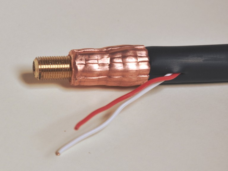 Szerelt koaxiális kábel, 25 mm2