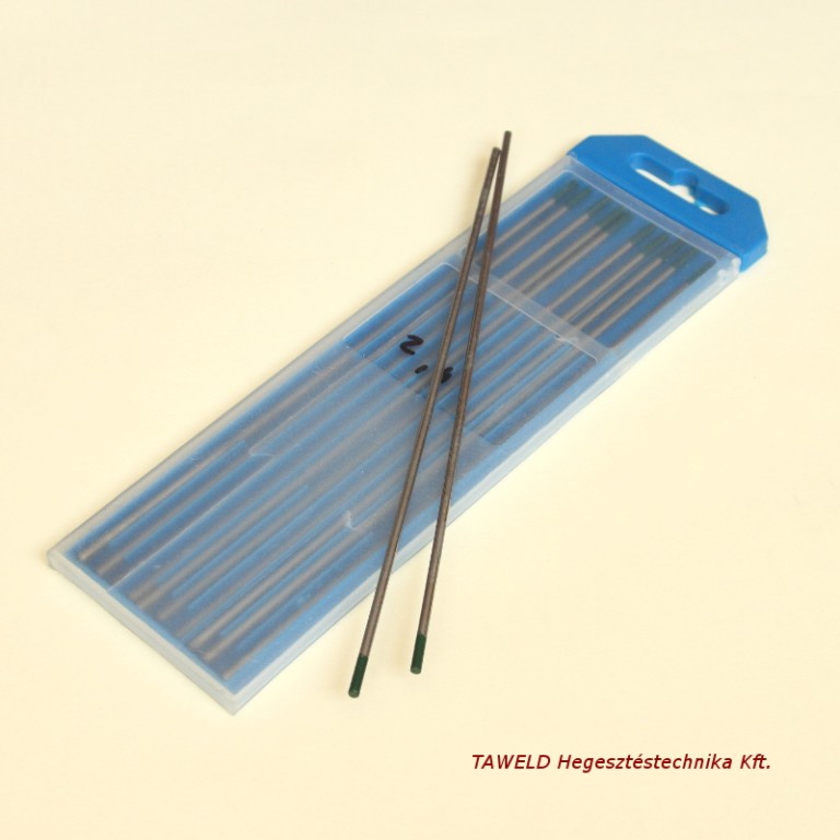 Wolfram elektróda - zöld WP 2,0