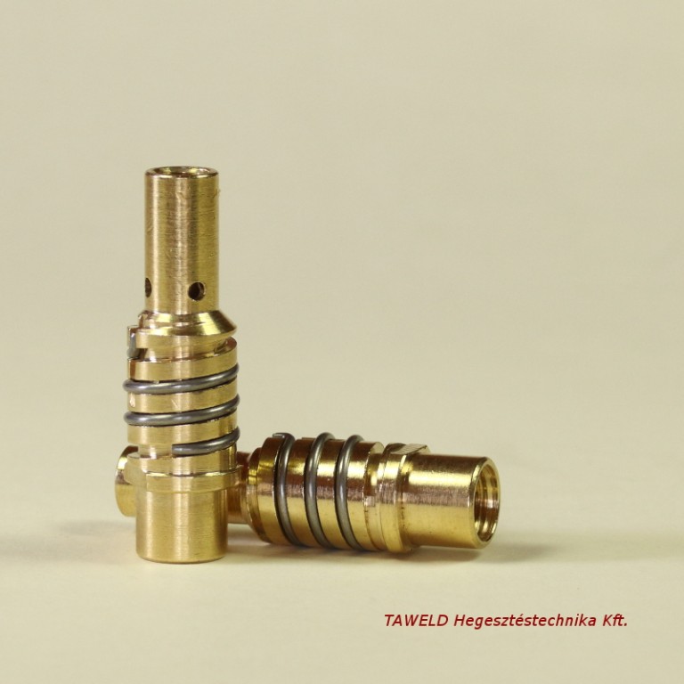 T 15 áramátadó tartó rugóval M8x1 bal