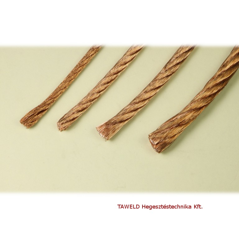 Vörösréz sodrat, 8 mm2