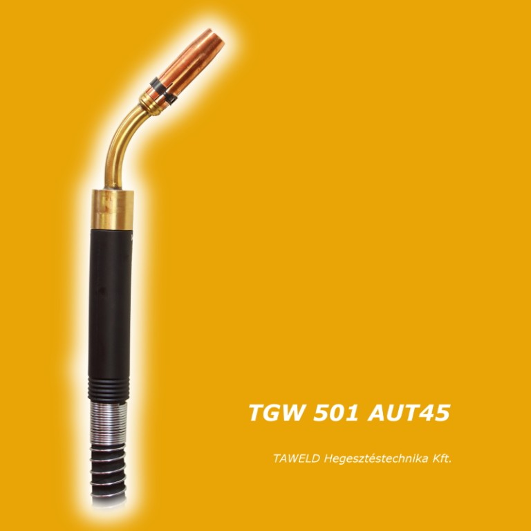TGW 501 AUT45 vízhűtésű gépi MIG (CO) hegesztőpisztoly